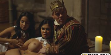 Two big tits women shared warm cum on face after sex (Anissa Kate)