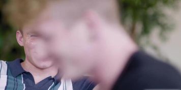 Twink Eric Charming blowjob his new neighbor Max Lorde