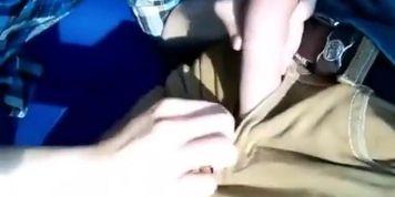 Couple train sex play
