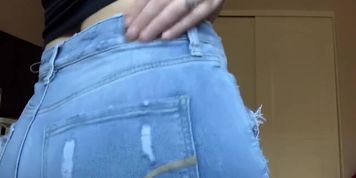 ASMRbyK T H I C C Pants Scratching
