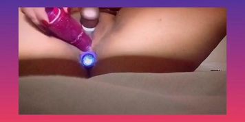 Watch me cum with all my holes filled