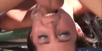 Cumshots deep in the throat hardcore compilation part 2