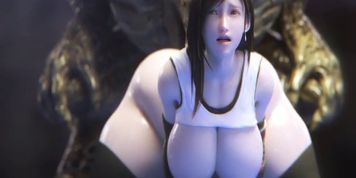 Girl getting screw by a monster