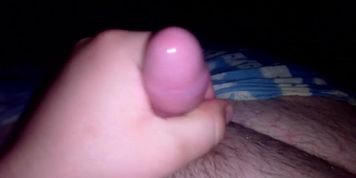 Teen Boy cum big in a condom