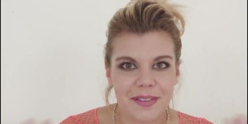 Busty Blonde European Girl Clementine Takes A Big Black Dick In Her Ass With Casting