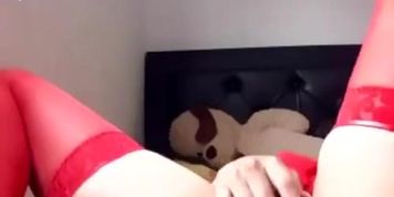 Orgasmo Tremendo de Maryury  Se Corre Mucho  Maryury Jard&iacute;n  Creamy Pussy Orgasm Lingerie