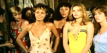 Shirley Benny Breasts,  Lesbian Scene  in Amazon Jail
