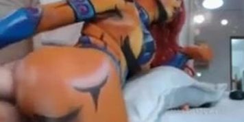 Fat Ass Cosplay Gal Massive Creampie