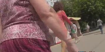Very spruce outdoor upskirt vid