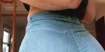 Sarah Jeans Ass Slap (Sarah Dark)