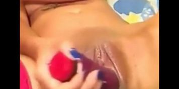 Hot Wet Sexy Pussy Masturbation With Toy Sweet Orgasm Girl