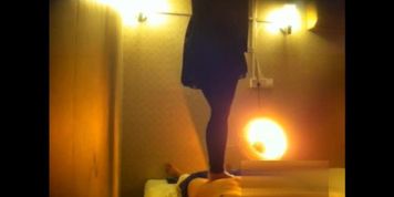 CHINESE EXTREME JUMP HIGHHEEL TRAMPLE COCKCRUSH CUMSHOT ???? ?? ??