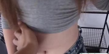 Cutie brunette teen girl Marissa Mae pounded by stepbro