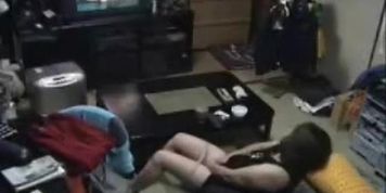 My mum home alone watching a porno and masturbating