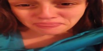 Silly Camgirl Puts Thong Panties Inside Out Upside Down Then Can't Stop Hysterical Laughing Giggling
