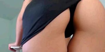 Ass milf sexy black stockings