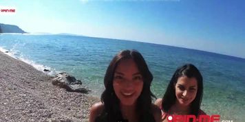 Rosa and Sofia spoil his boner at the beach! PINME (Beauty Dior, Rosa Rozita)