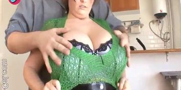 sucking huge boobs