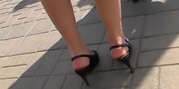 Cotton panty upskirt