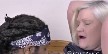 Black rent man has a thick dong to collect money