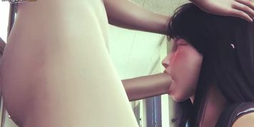Final fantasy vii - tifa lockhart swallows a thick dick