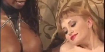 Brown sugar babes playing with white slut