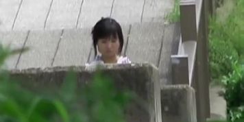 Pretty Asian girl in a Jukata boob sharked with no mercy