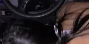 Hot Car Blowjob - Amateur Couple