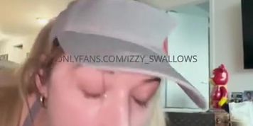 Dunkin Employe Izzy Swallows Blows A BBC