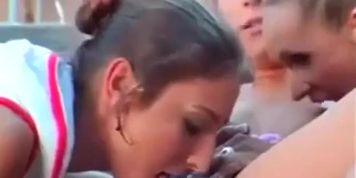 3 lesbian soccer girls