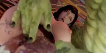 Tifa and Honoka (DOA) the Don Corneo Underground
