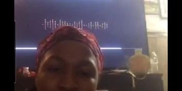 Periscope ebony THOT twerks topless