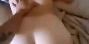 Thick chick takes big cock doggy style