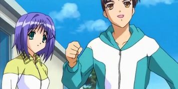 Innocent hentai school babe seducing her coed - video 1