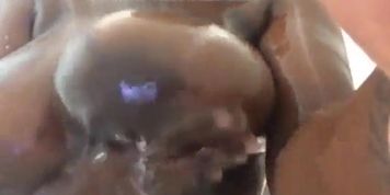 Huge black juggas