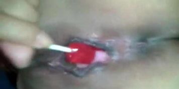 Anal fuck and creampie mexican Couple (Juicy pink)