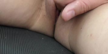 Ass play in car next walk without pant and play with ass outdoor