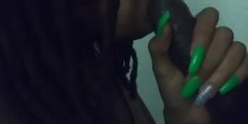 Drunk sucking with henny