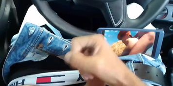 Almost get cought by my BOSS while I was jerking off in a car!! POV (Luna Star, Sonya Blaze)
