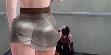 Elevator anal vore