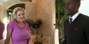 Cheating Big-tit blonde MILF fucks daughter's BF's big black dick (Jason Brown, Zoey Holiday)