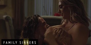 Family Sinners - Busty Milf Kayley Gunner Gets Her Pussy Pounded By Her Son In Law Tyler Nixon