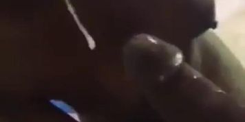 Ghetto Ebony Thot giving me head and taking facial