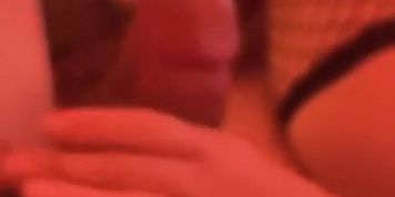 Surprise hand job by a gorgeous woman