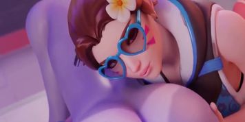 Overwatch - Hot Widowmaker And D.Va - Part 1