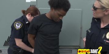 Join them now in this hardcore interracial threesome in public!