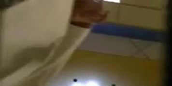 upskirt and frontal young brunette doctor