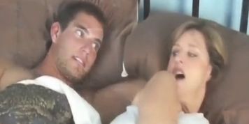 Sharing bed with lonely milf on business trip
