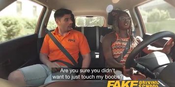 Big Black Ass Ebony Student Gets Creampie in Fake Driving School POV (angella doll, chris cardio, dave candle, emily bbc, paige wee)