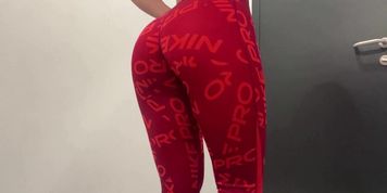 4 Hot Leggings Nike Pro Compilation with Perfect Ass of a Beautiful Fitness M...